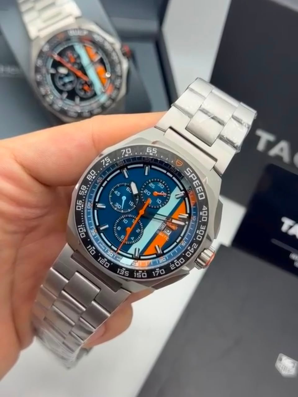 TAG Heuer GULF 42mm - AÇO MOSTRADOR AZUL