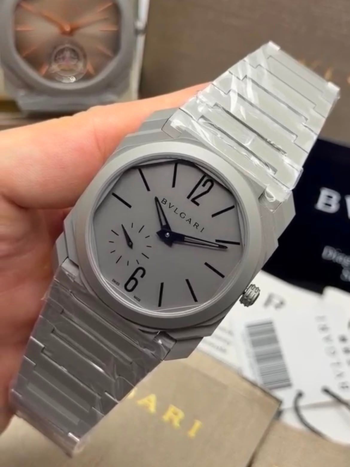 Bvlgari Octo Finissimo Middle East 40mm - AÇO MOSTRADOR CINZA - Imagem 4