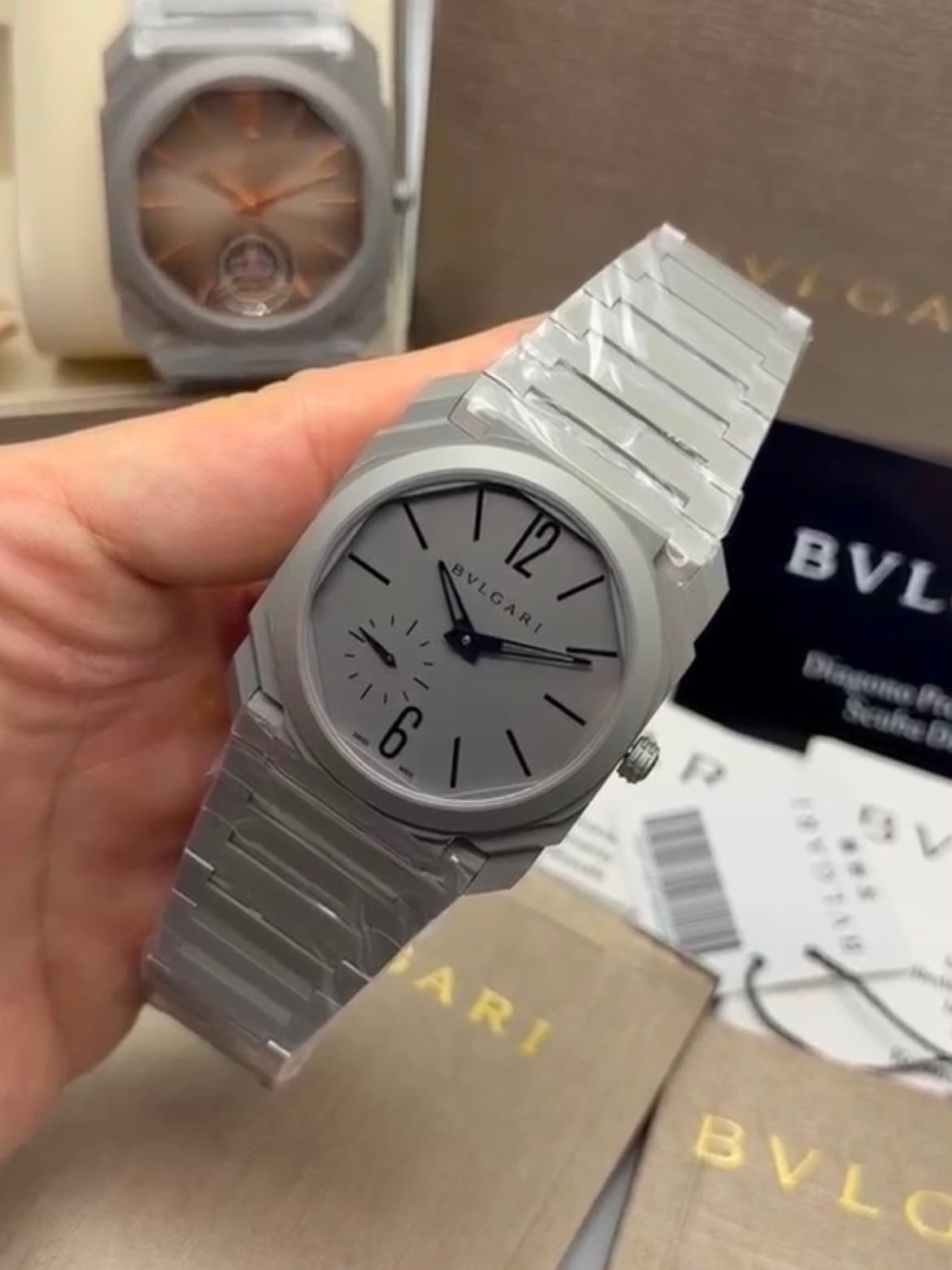 Bvlgari Octo Finissimo Middle East 40mm - AÇO MOSTRADOR CINZA