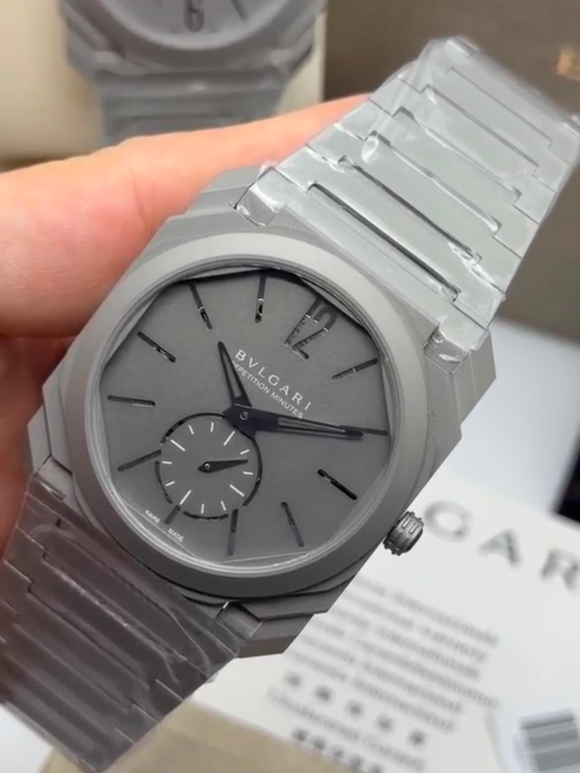 Bvlgari Octo Finissimo Middle East 40mm – AÇO MOSTRADOR CINZA - Imagem 3