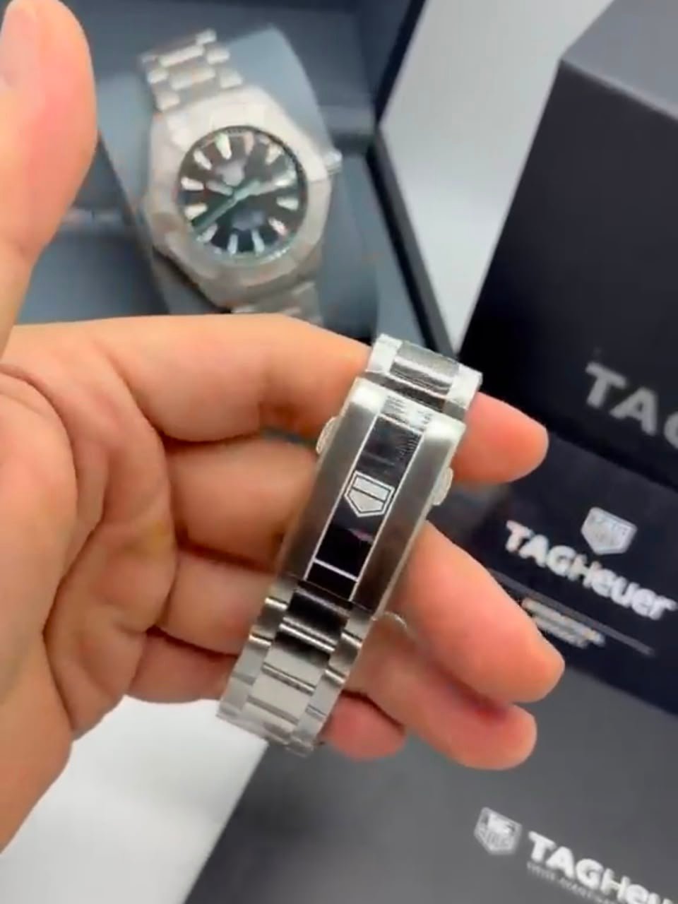 TAG Heuer Aquaracer Solargraph 43mm - AÇO MOSTRADOR AZUL - Imagem 5