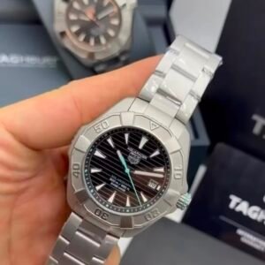TAG Heuer Aquaracer Solargraph 43mm - AÇO MOSTRADOR PRETO