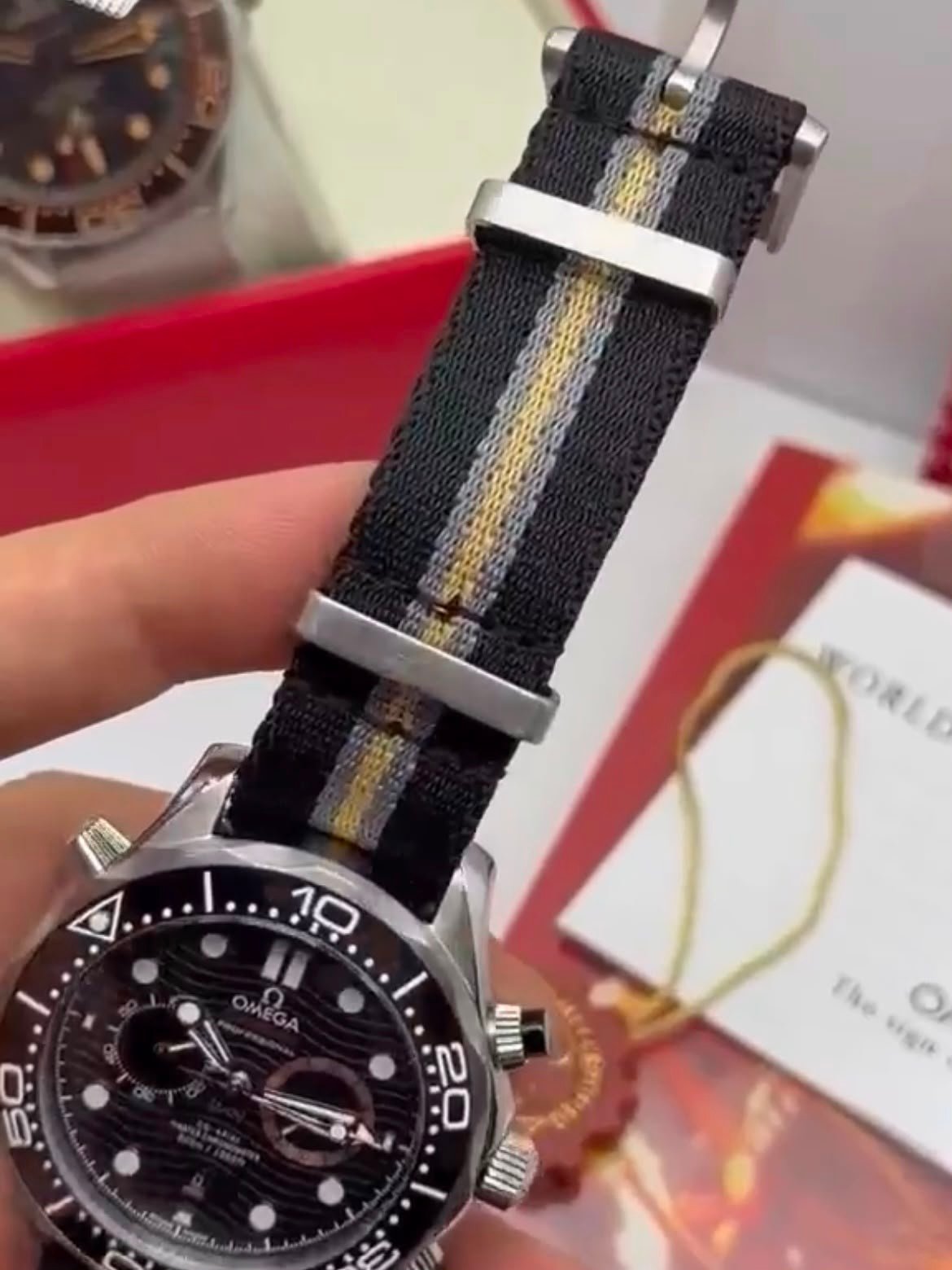 Omega Seamaster 42mm - AÇO MOSTRADOR PRETO - Imagem 2