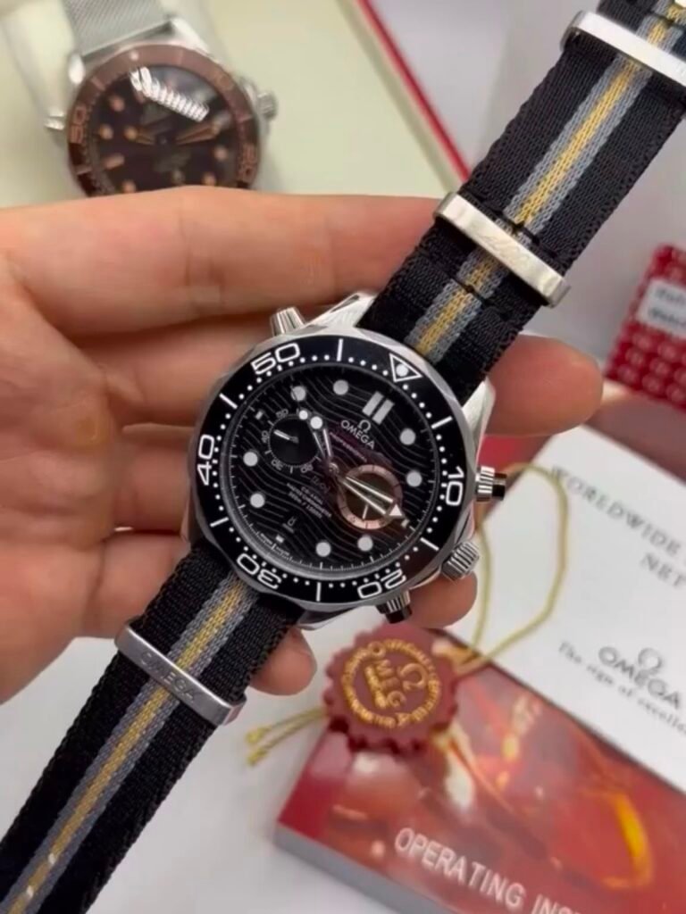 Omega Seamaster 42mm - AÇO MOSTRADOR PRETO