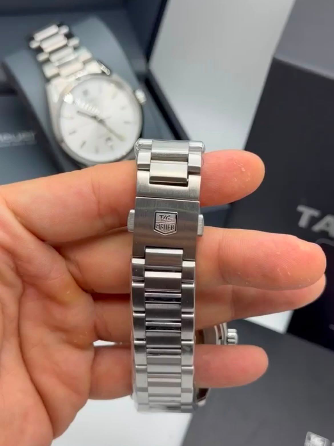 TAG Heuer Carrera Day-Date 41mm - AÇO MOSTRADOR VERDE - Imagem 5