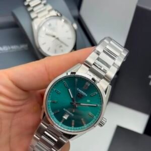 TAG Heuer Carrera Day-Date 41mm - AÇO MOSTRADOR VERDE
