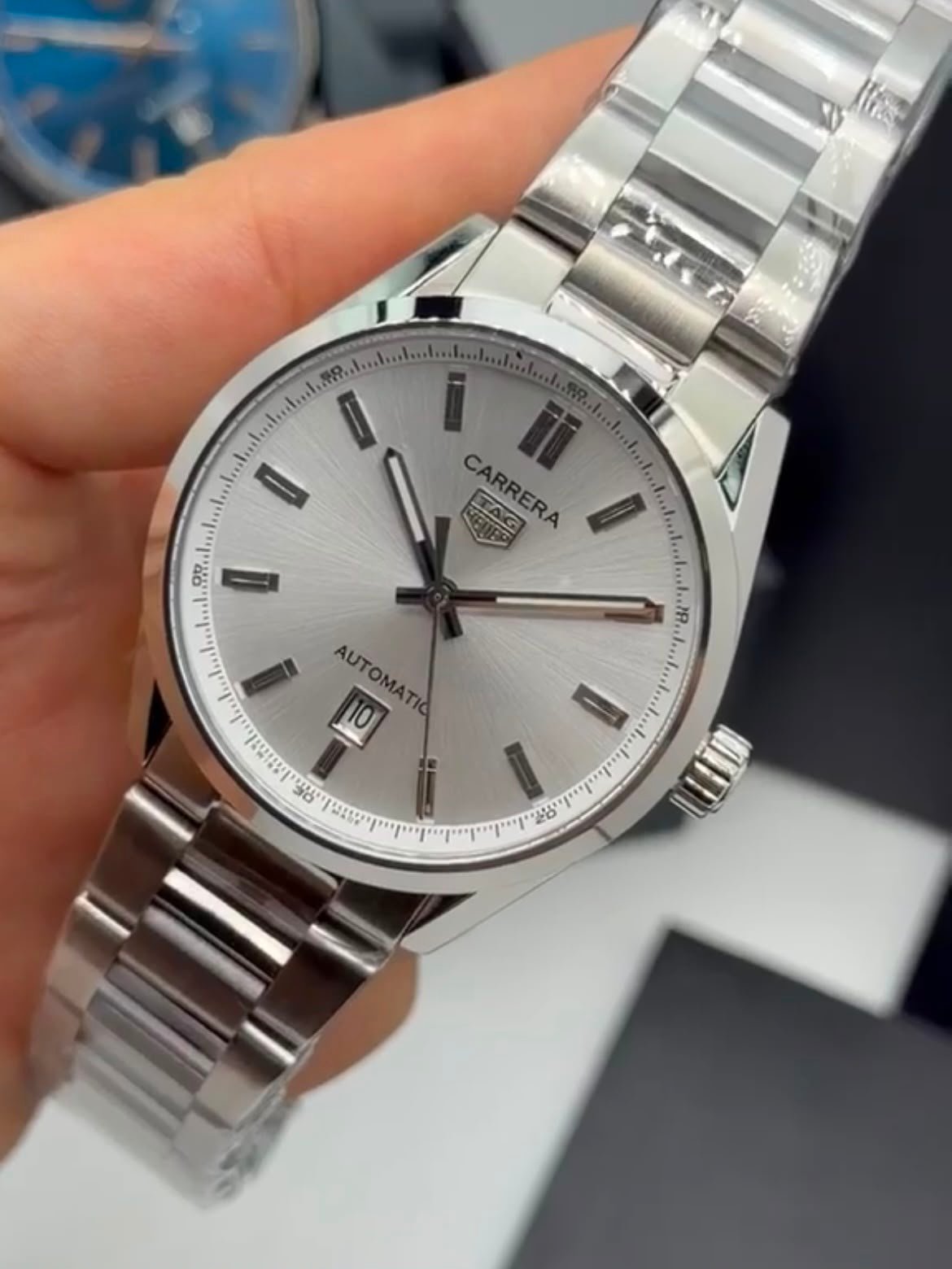 TAG Heuer Carrera Day-Date 41mm - AÇO MOSTRADOR BRANCO - Imagem 4