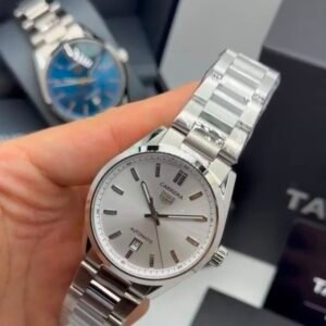 TAG Heuer Carrera Day-Date 41mm - AÇO MOSTRADOR BRANCO