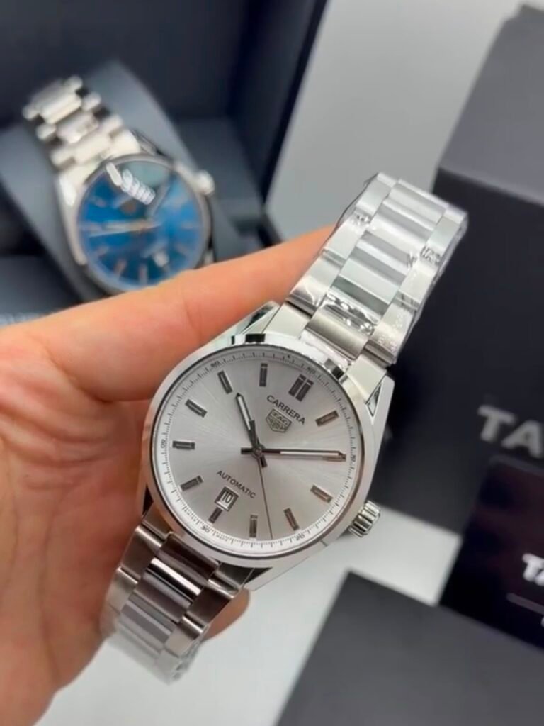 TAG Heuer Carrera Day-Date 41mm - AÇO MOSTRADOR BRANCO