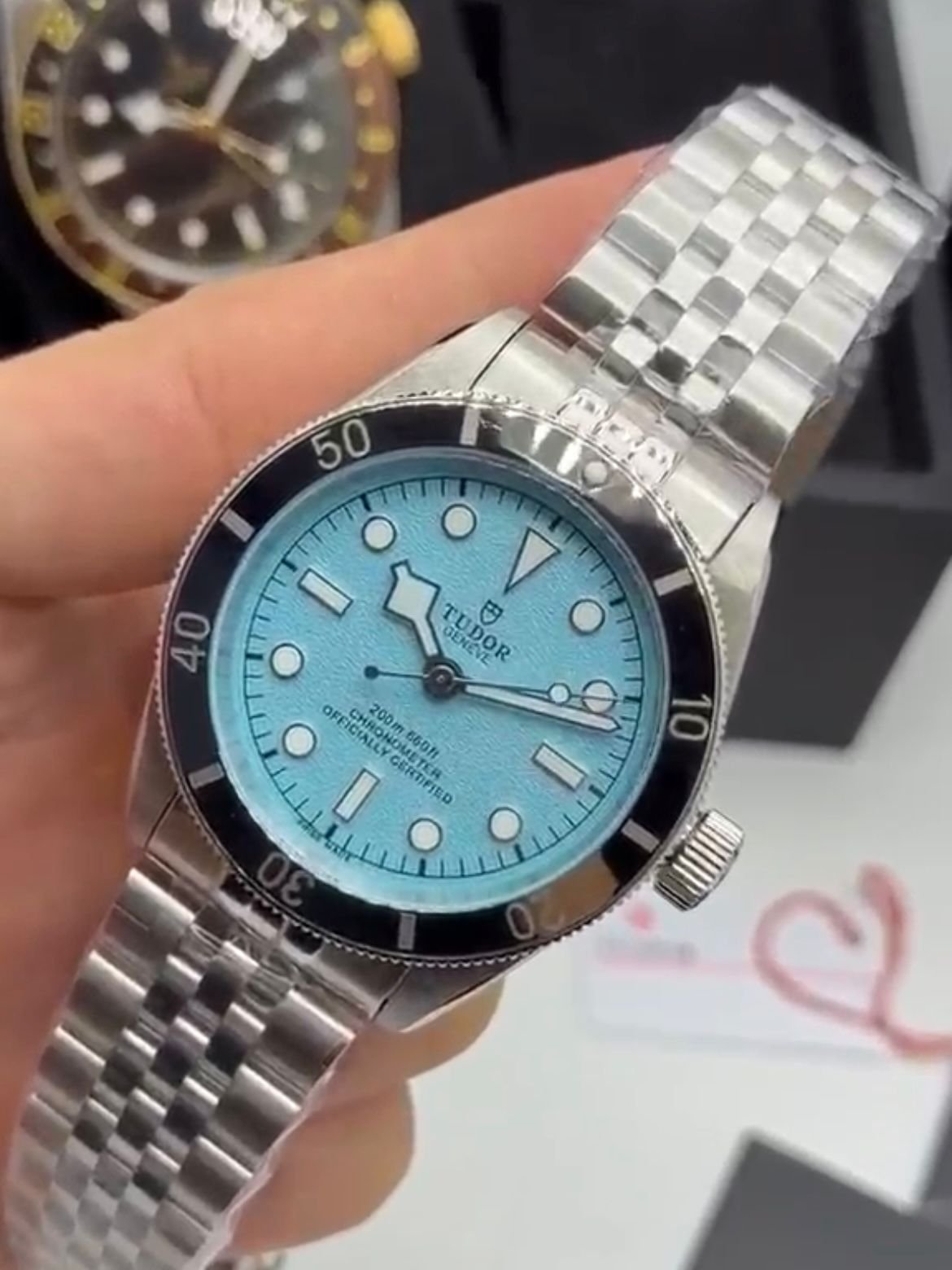 Tudor Black Bay 41mm - AÇO MOSTRADOR TIFFANY - Imagem 4