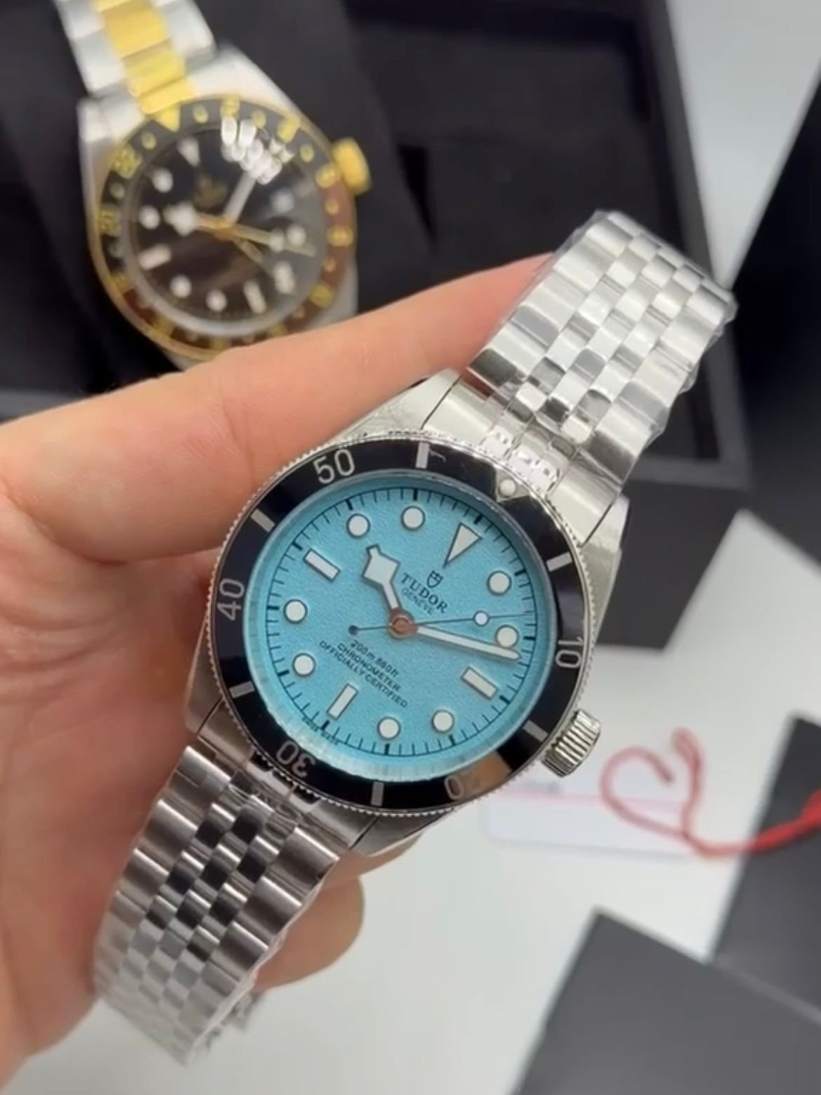 Tudor Black Bay 41mm - AÇO MOSTRADOR TIFFANY