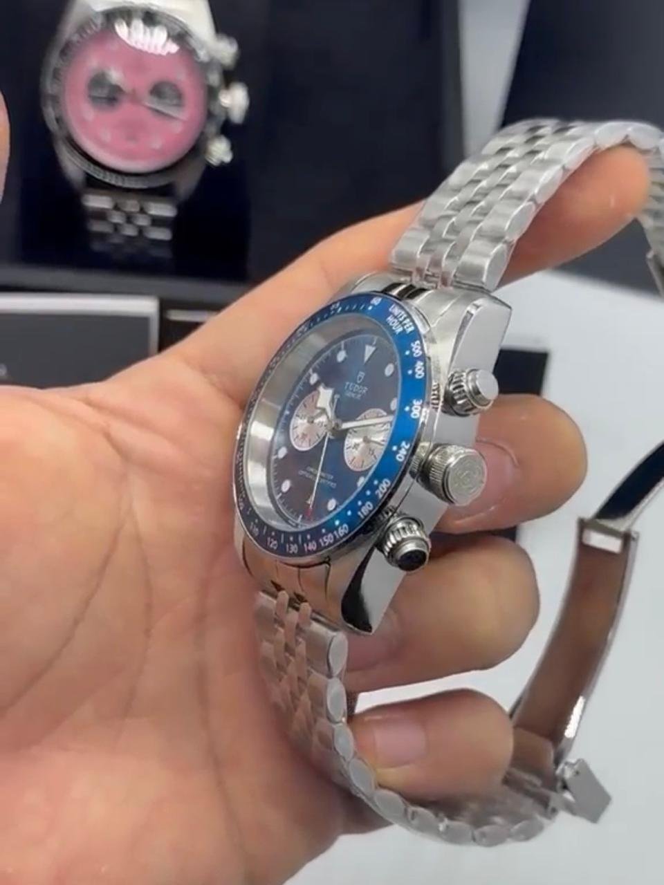 Tudor Black Bay Chrono 41mm - AÇO MOSTRADOR AZUL - Imagem 3