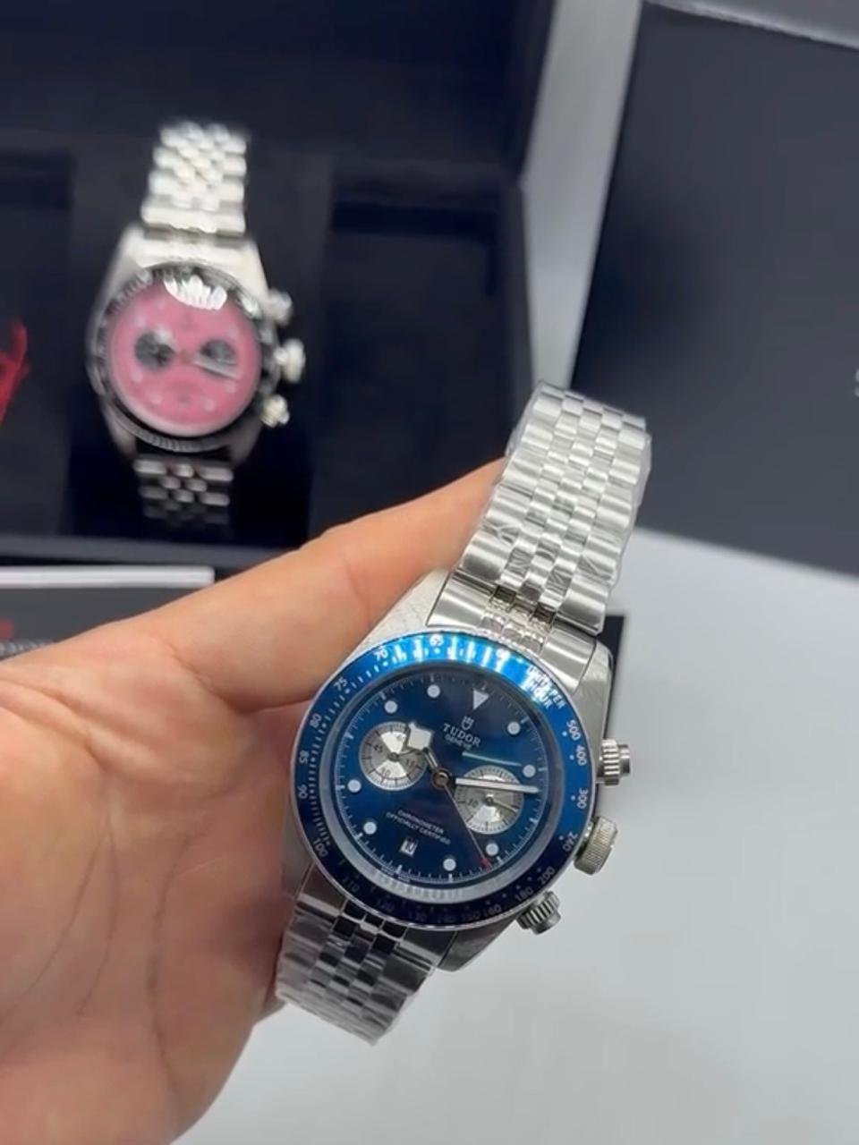 Tudor Black Bay Chrono 41mm - AÇO MOSTRADOR AZUL