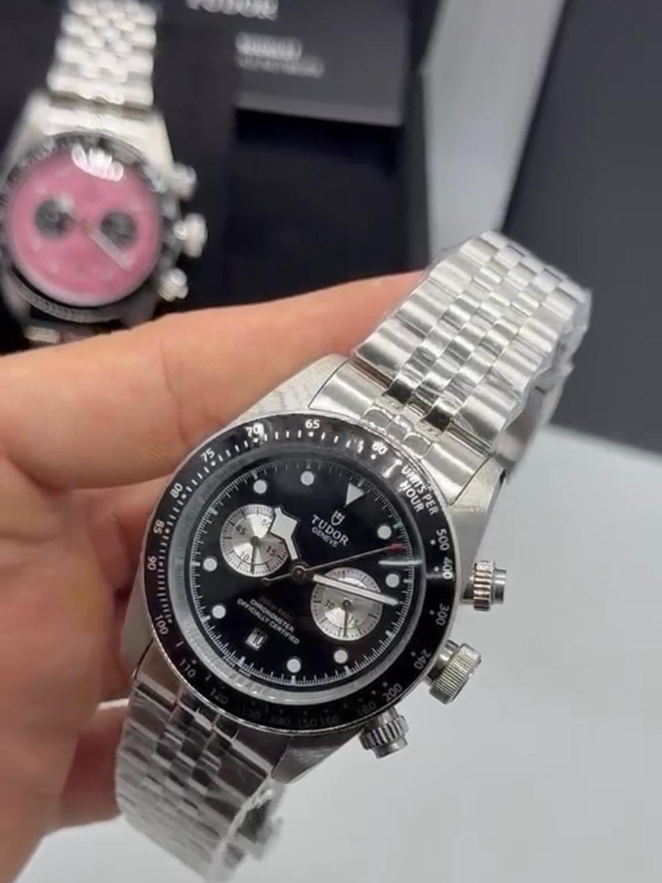 Tudor Black Bay Chrono 41mm - AÇO MOSTRADOR PRETO - Imagem 2