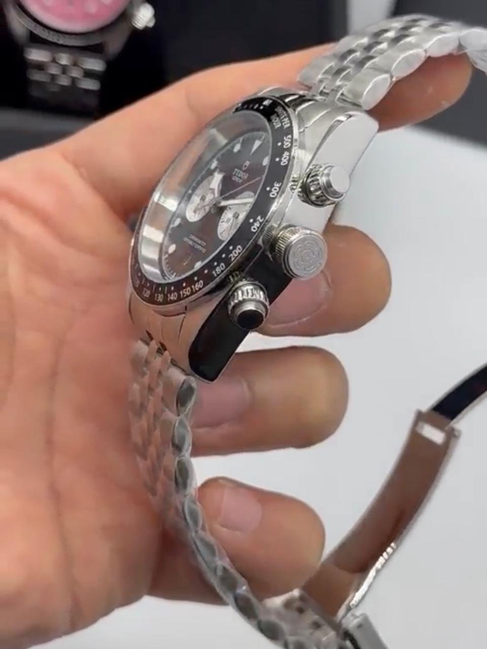 Tudor Black Bay Chrono 41mm - AÇO MOSTRADOR PRETO - Imagem 3