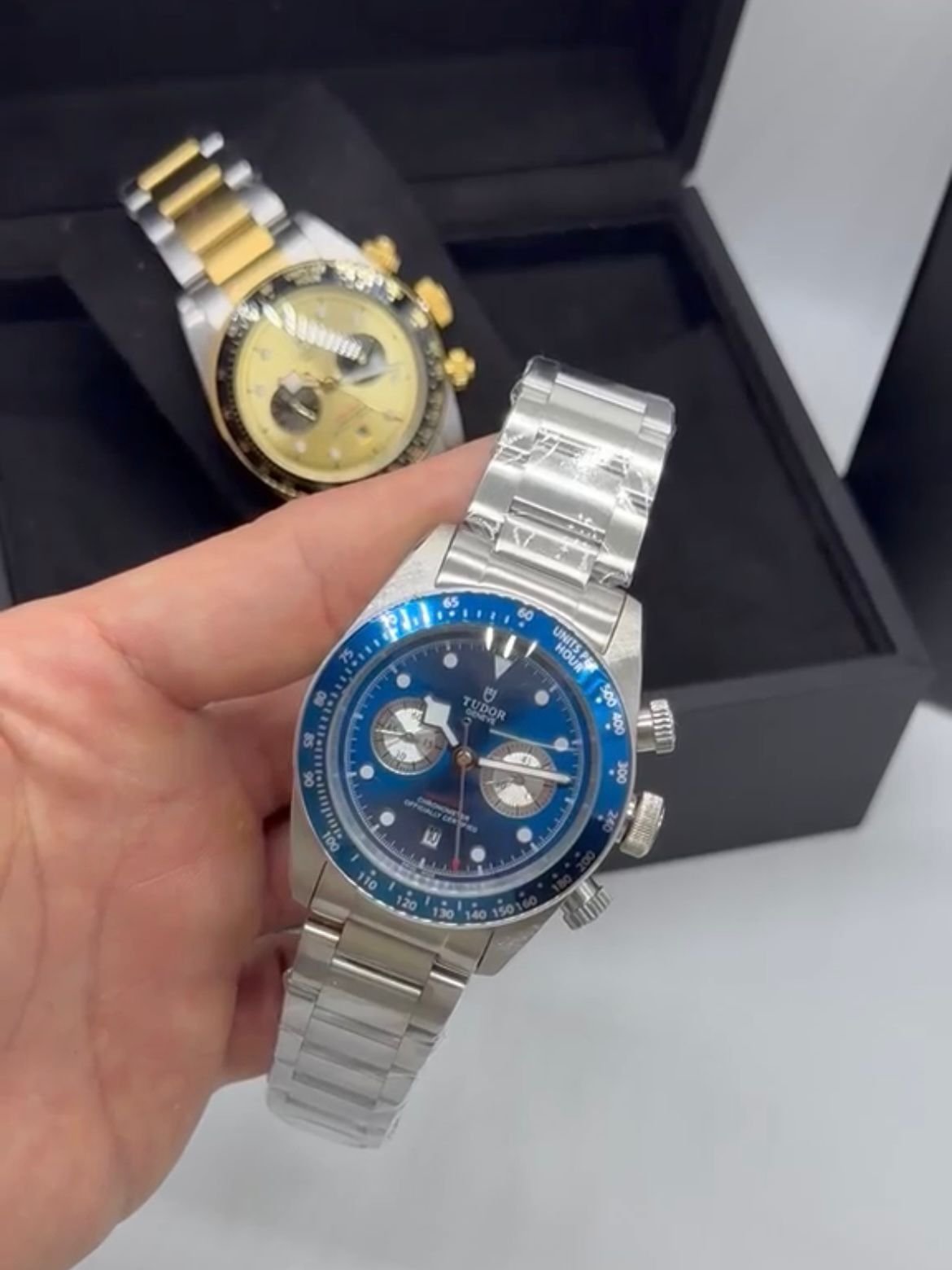 Tudor Black Bay Chrono 41mm - AÇO MOSTRADOR AZUL