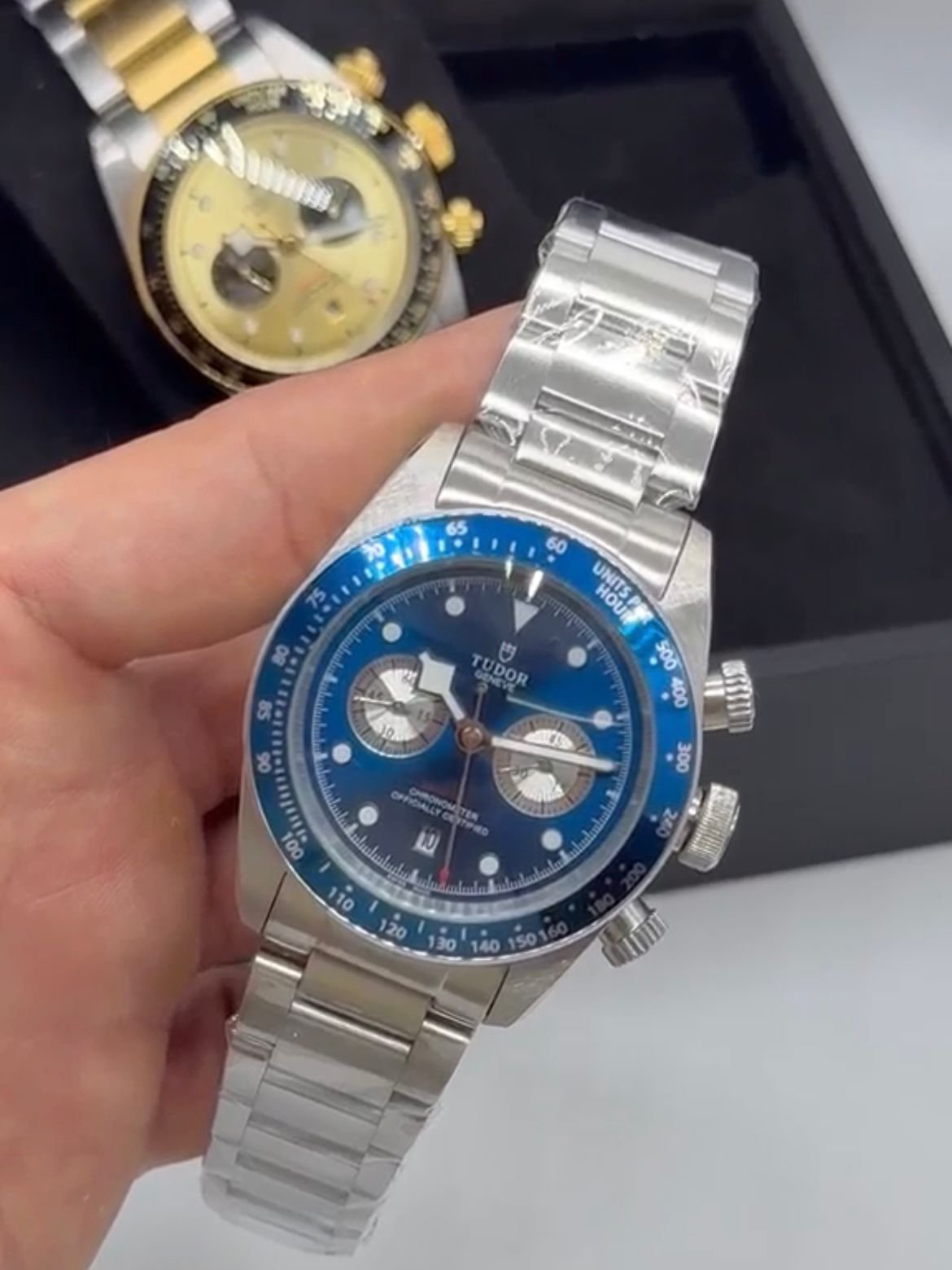 Tudor Black Bay Chrono 41mm - AÇO MOSTRADOR AZUL - Imagem 5