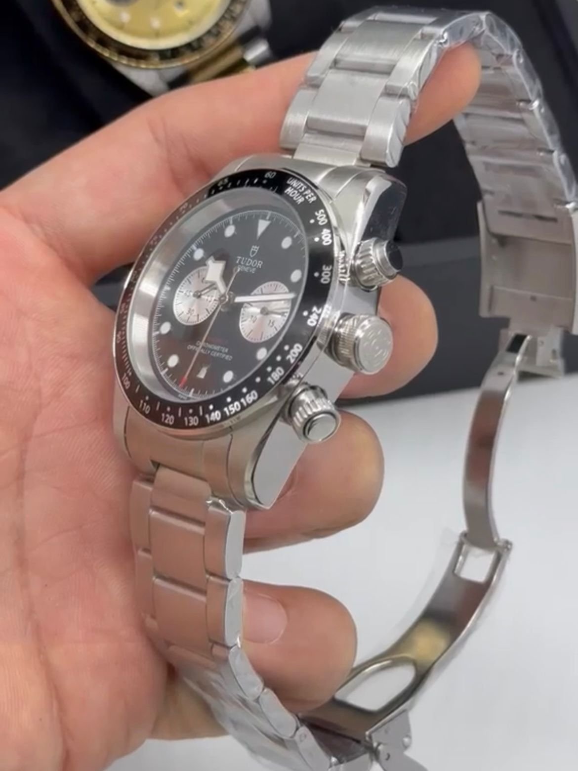 Tudor Black Bay Chrono 41mm - AÇO MOSTRADOR PRETO - Imagem 3