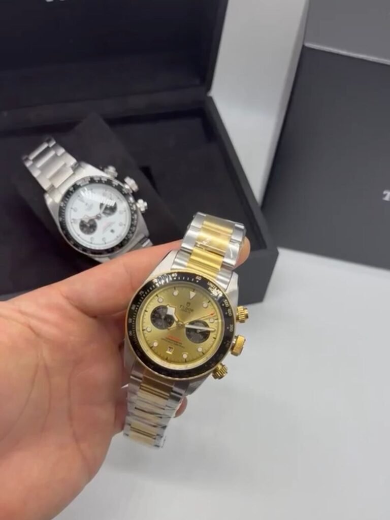 Tudor Black Bay Chrono 41mm - AÇO COM DOURADO MOSTRADOR DOURADO