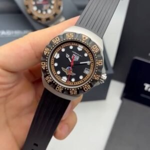 TAG HEUER formula 1 motors Indianápolis 38MM - AÇO MOSTRADOR PRETO - BORRACHA