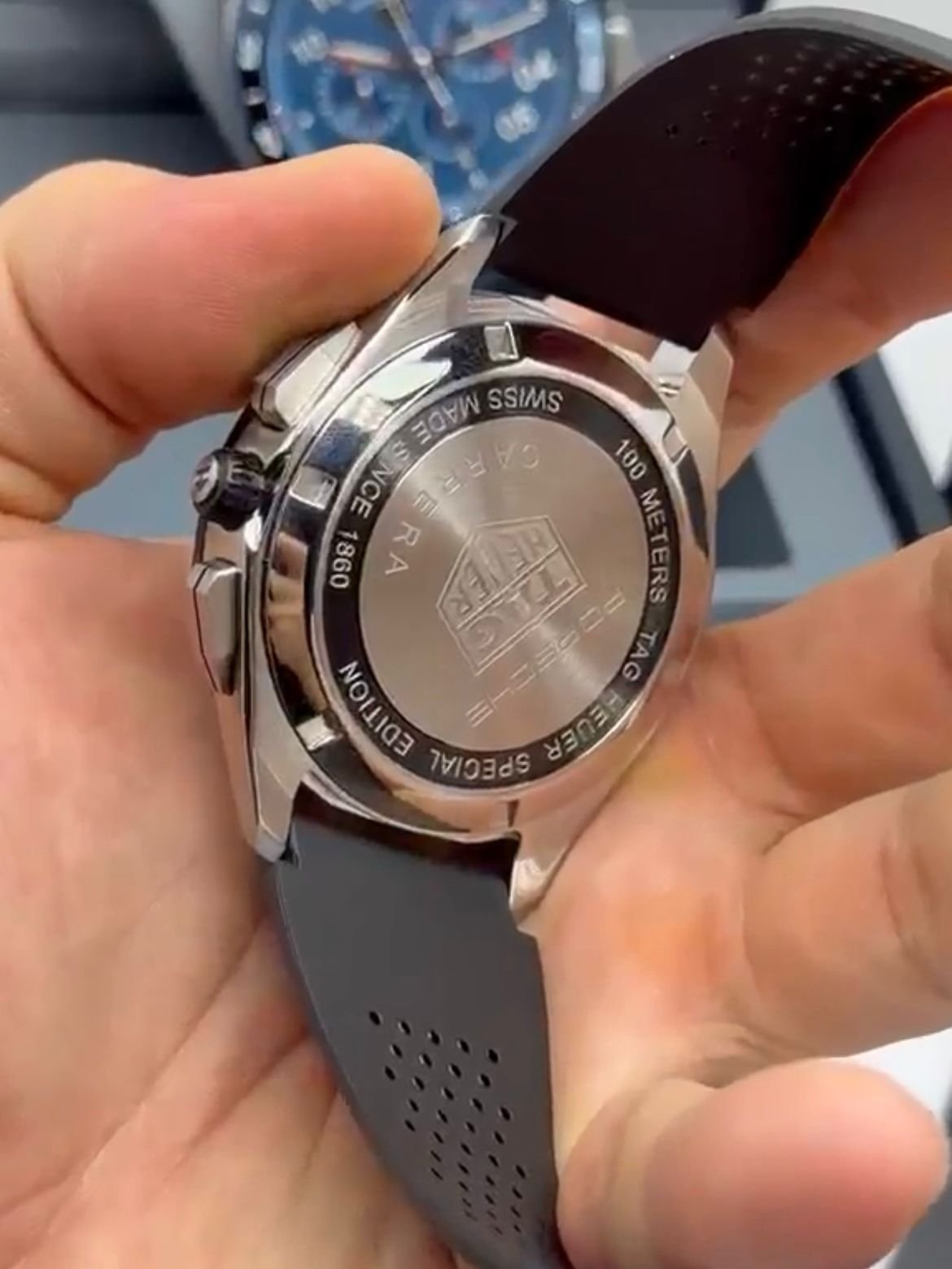 TAG Heuer Porsche 42mm - AÇO MOSTRADOR BRANCO - SILICONE - Imagem 2