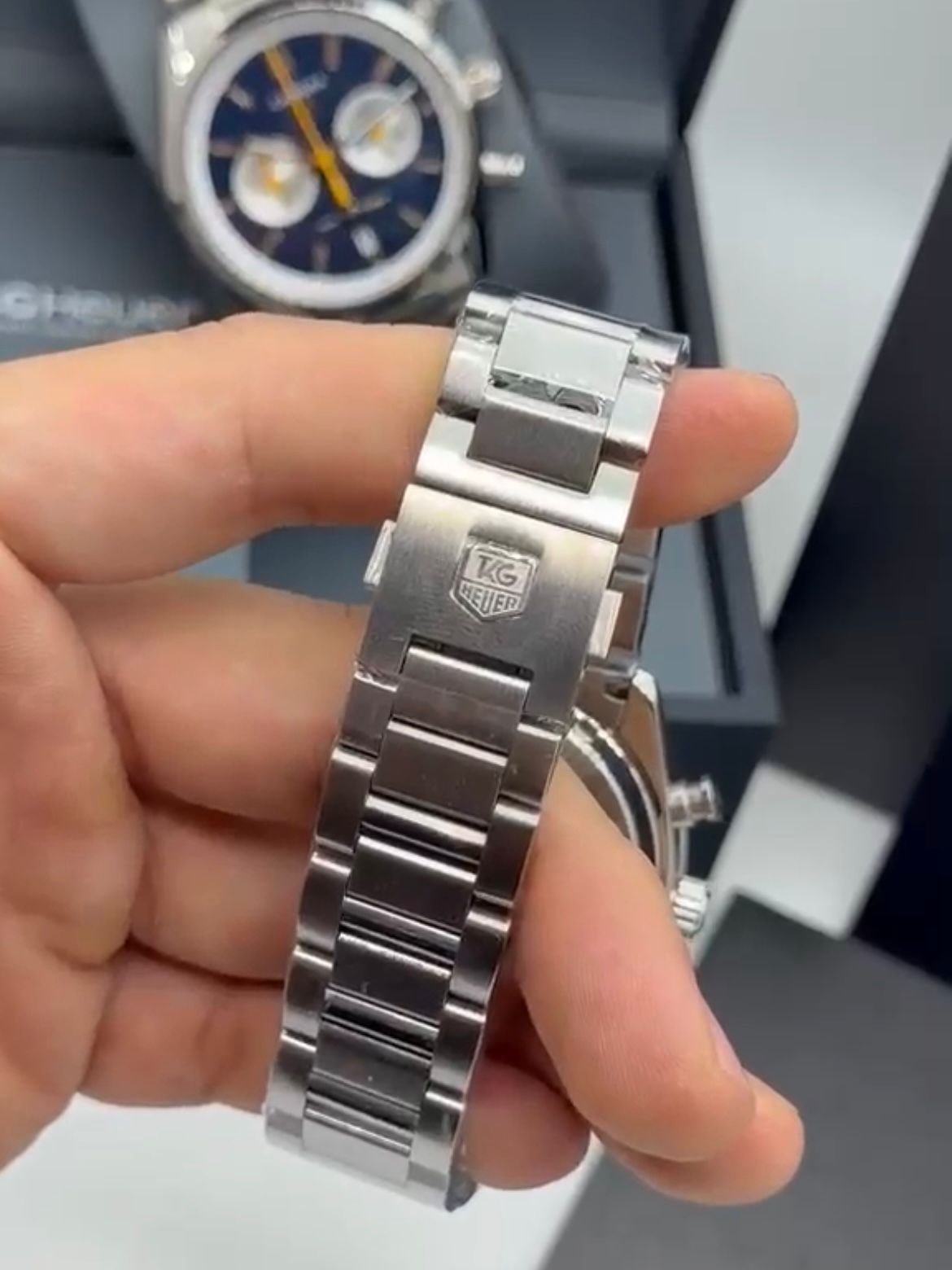 TAG Heuer Carrera 40mm - AÇO MOSTRADOR VERDE - Imagem 5