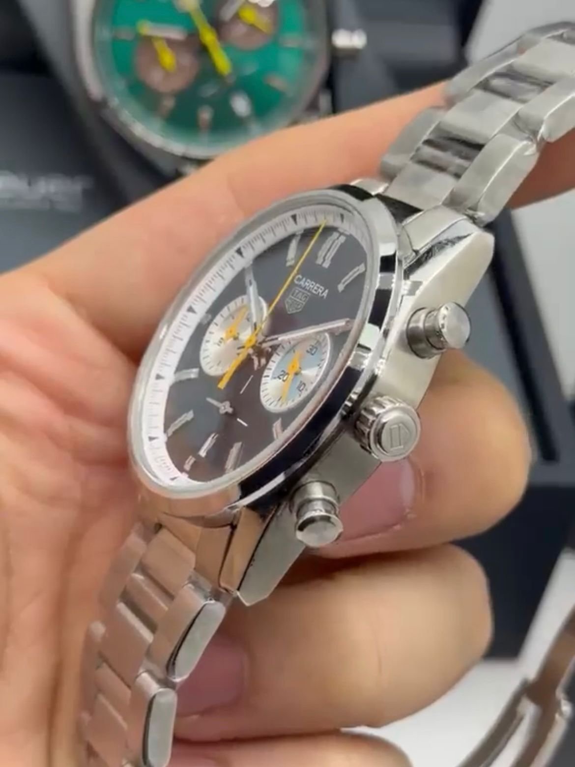 TAG Heuer Carrera 40mm - AÇO MOSTRADOR AZUL - Imagem 3