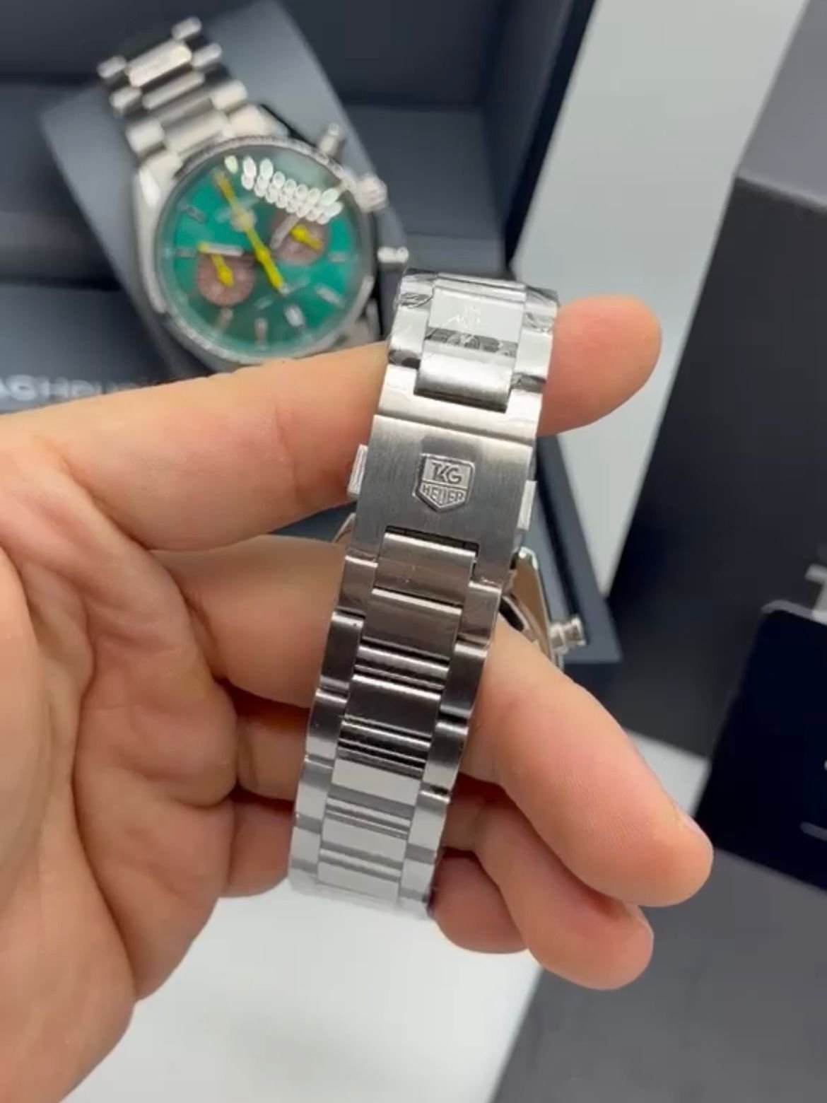 TAG Heuer Carrera 40mm - AÇO MOSTRADOR AZUL - Imagem 4