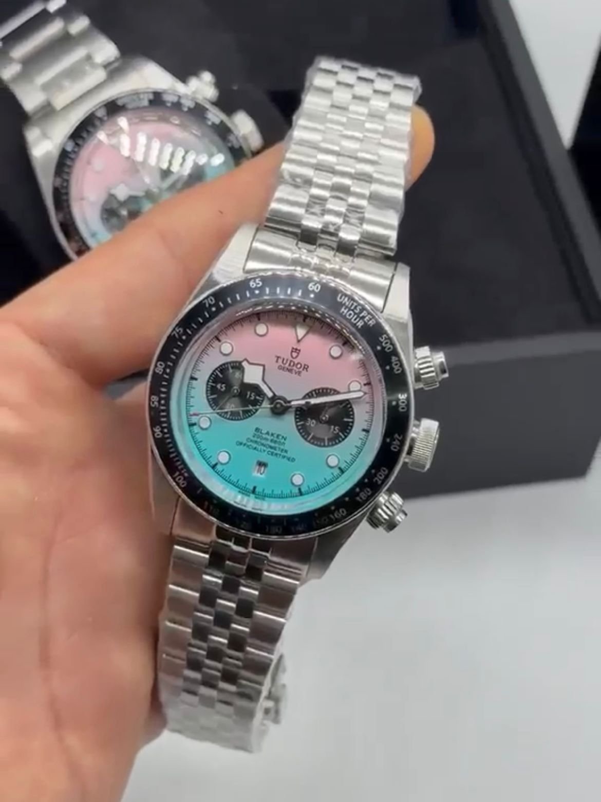 Tudor Black Bay Chrono 41mm - AÇO MOSTRADOR COLORS - Imagem 5