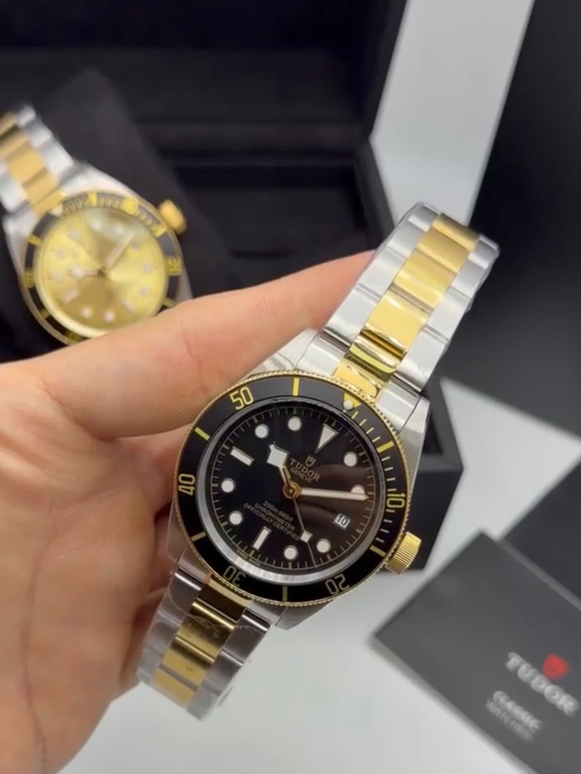 Tudor Black Bay 41mm - AÇO COM DOURADO MOSTRADOR PRETO