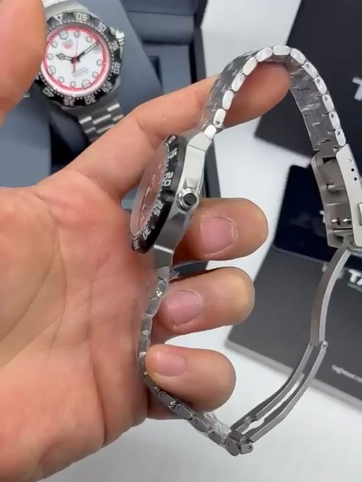 TAG HEUER formula 1 motors Indianápolis 38MM – AÇO MOSTRADOR PRETO - Imagem 3