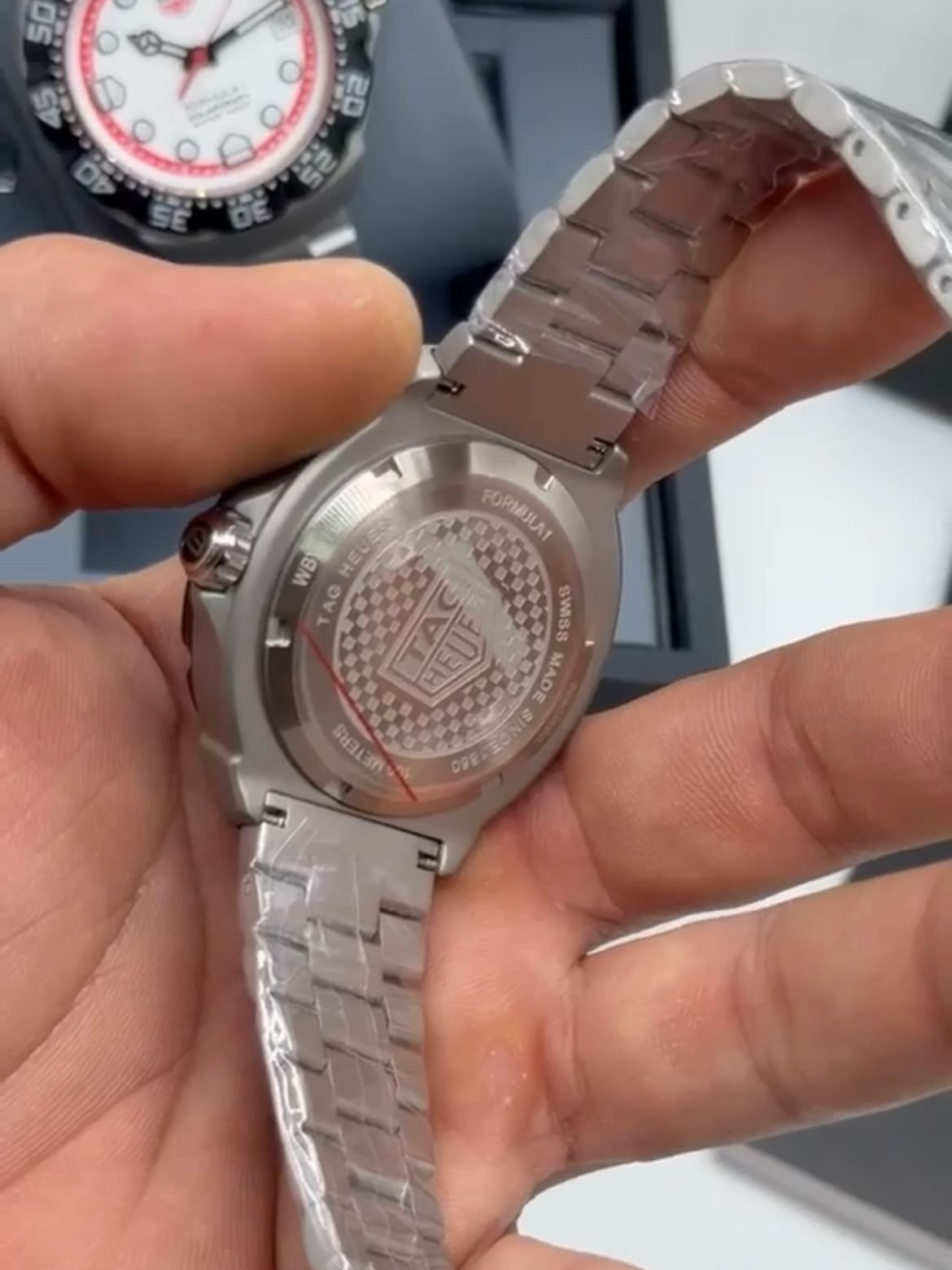 TAG HEUER formula 1 motors Indianápolis 38MM – AÇO MOSTRADOR PRETO - Imagem 5