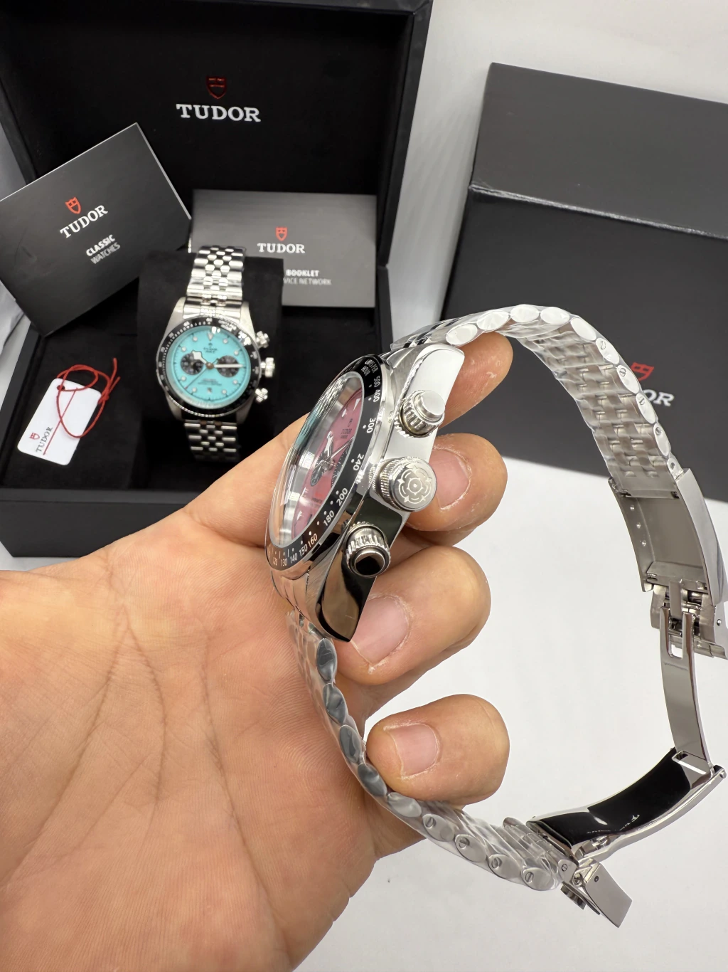 Tudor Black Bay Chrono 41mm - AÇO MOSTRADOR ROSA - Imagem 2