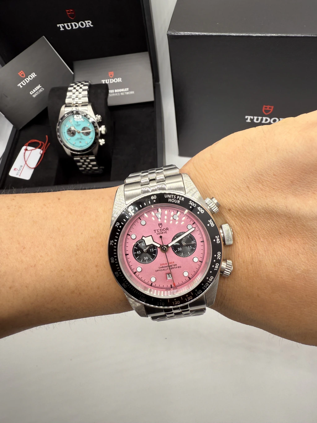 Tudor Black Bay Chrono 41mm - AÇO MOSTRADOR ROSA - Imagem 5