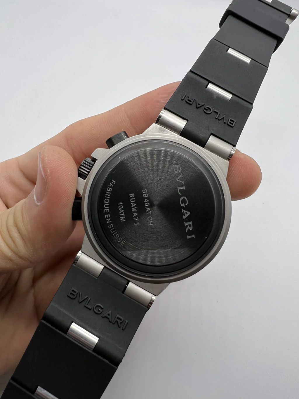 Bvlgari Diagono Titanium Chronograph 44mm - AÇO MOSTRADOR PRETO - SILICONE - Imagem 3