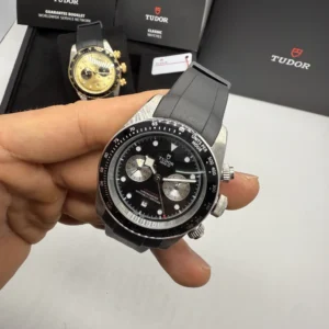 Tudor Black Bay Chrono 41mm - AÇO MOSTRADOR PRETO - SILICONE