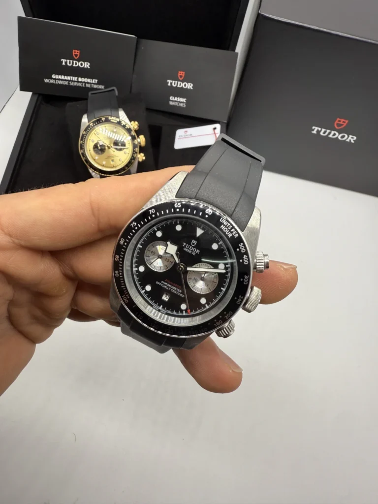 Tudor Black Bay Chrono 41mm - AÇO MOSTRADOR PRETO - SILICONE