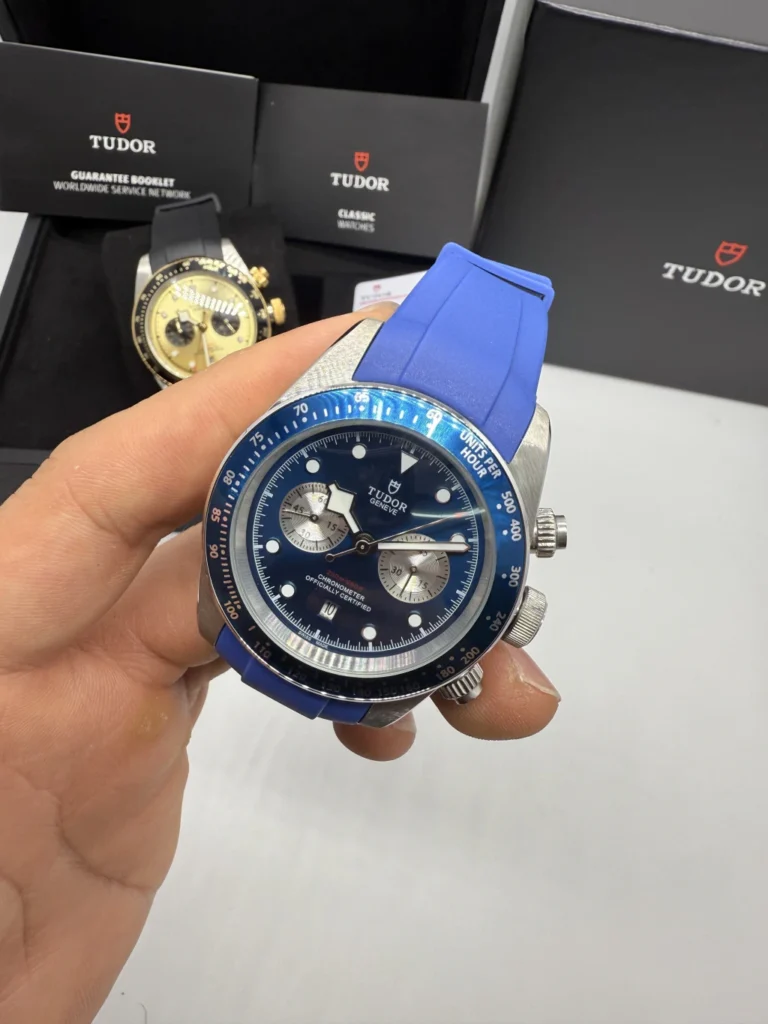 Tudor Black Bay Chrono 41mm - AÇO MOSTRADOR AZUL - SILICONE