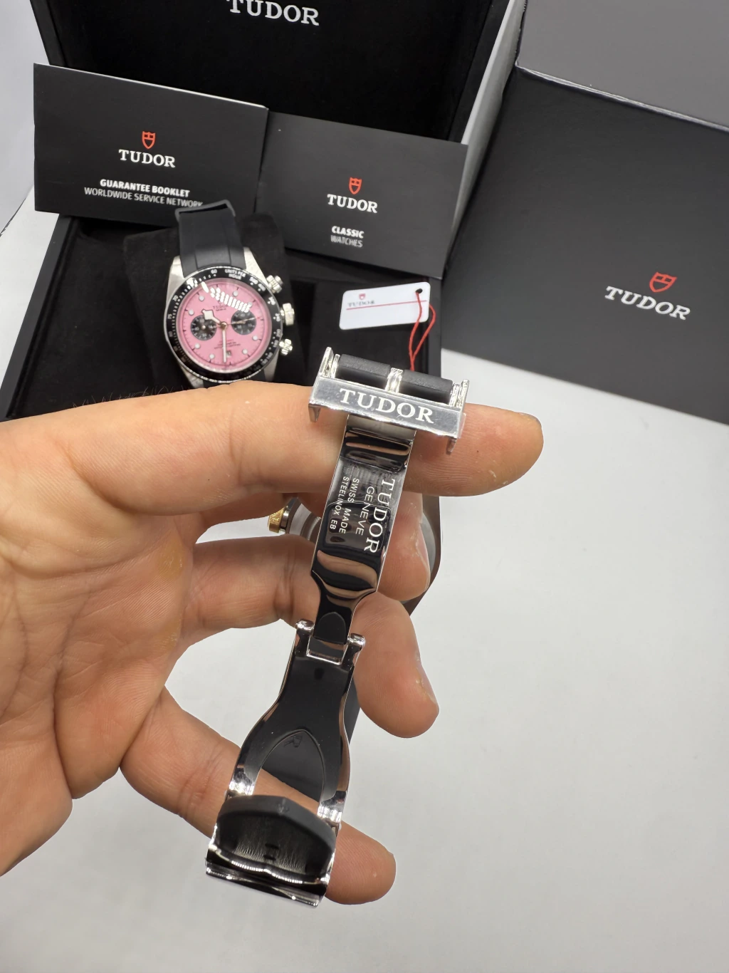 Tudor Black Bay Chrono 41mm - AÇO MOSTRADOR DOURADO - SILICONE - Imagem 4