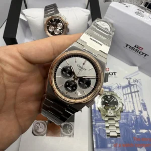 Tissot PRX 40mm - AÇO COM ROSE MOSTRADOR PRATA