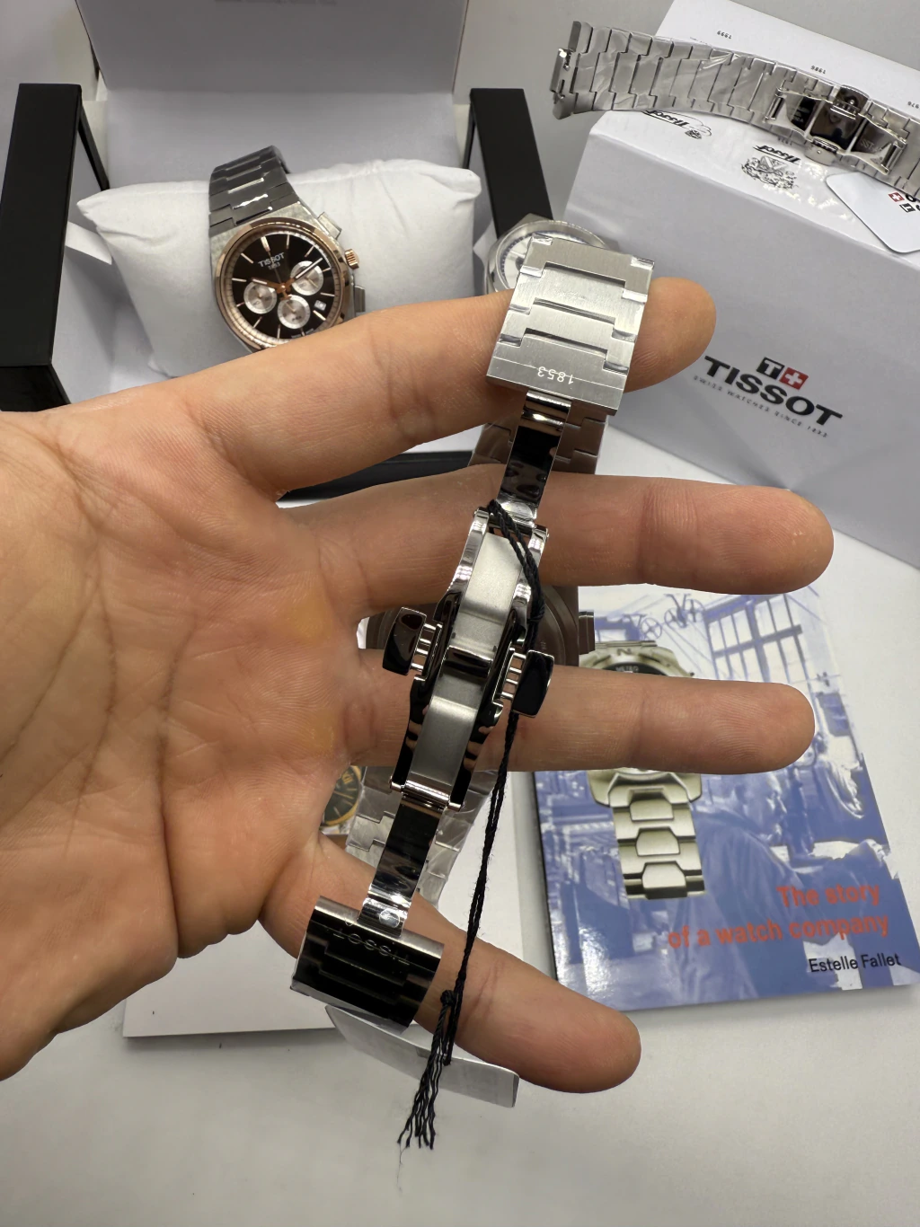 Tissot PRX 40mm - AÇO COM ROSE MOSTRADOR PRATA - Imagem 4