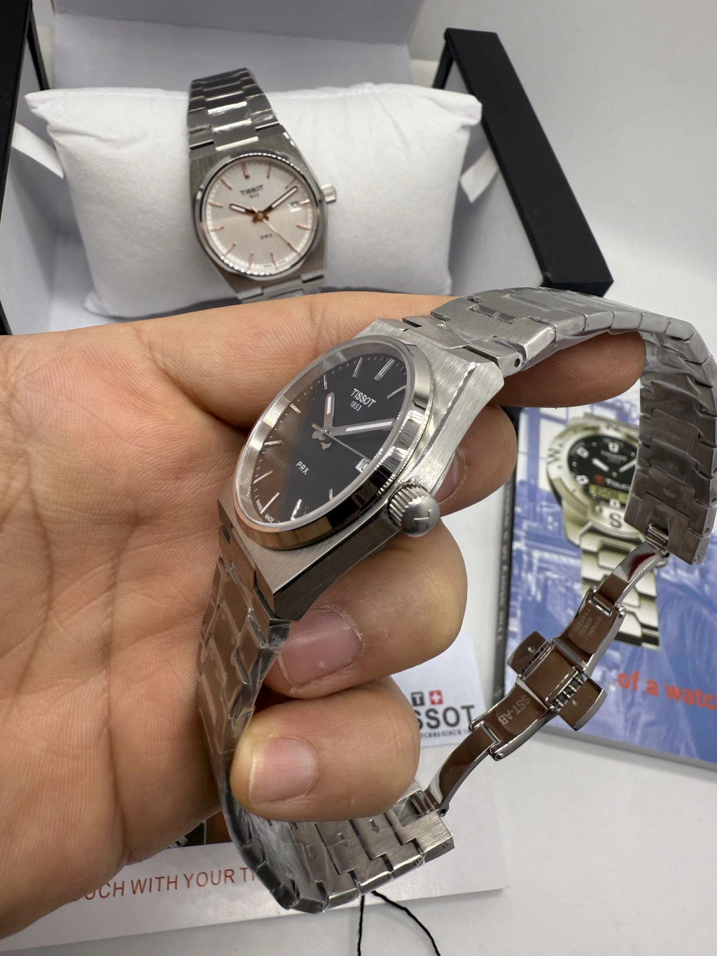 Tissot PRX Powermatic 36mm - AÇO MOSTRADOR PRETO - Imagem 2