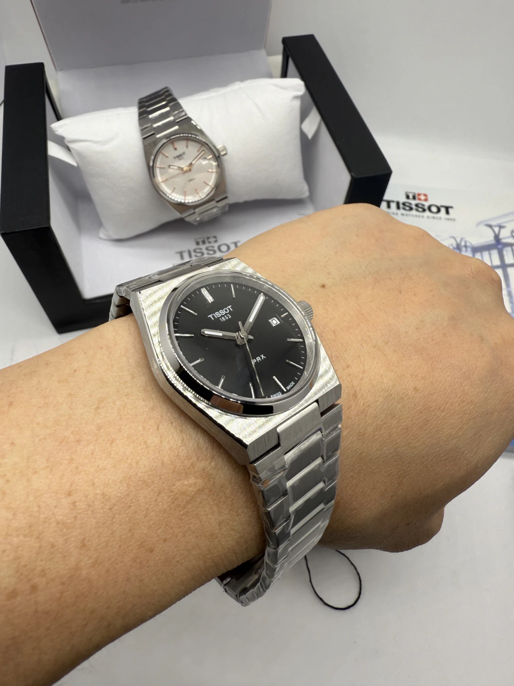 Tissot PRX Powermatic 36mm - AÇO MOSTRADOR PRETO - Imagem 5
