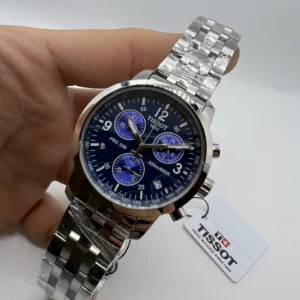 Tissot PRC 200 Chronograph 39mm - AÇO MOSTRADOR AZUL