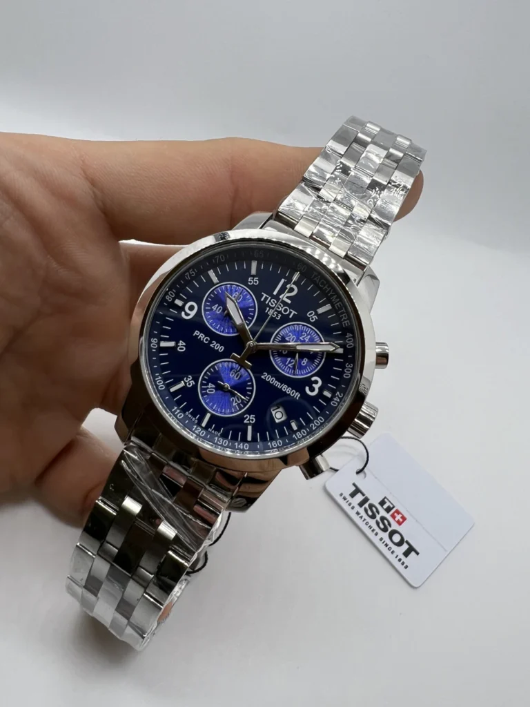 Tissot PRC 200 Chronograph 39mm - AÇO MOSTRADOR AZUL