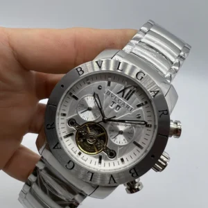 Bvlgari Iron Man Tourbillon 47mm - AÇO MOSTRADOR PRATA