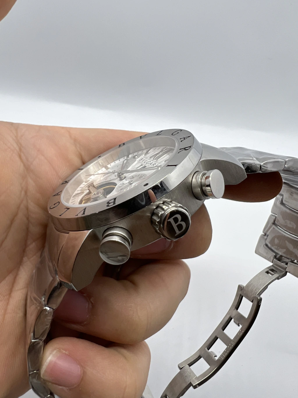 Bvlgari Iron Man Tourbillon 47mm - AÇO MOSTRADOR PRATA - Imagem 2