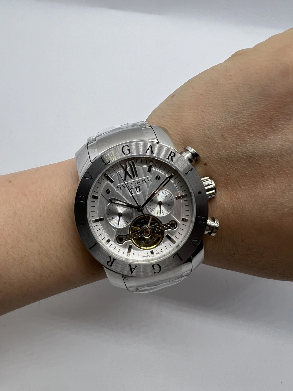 Bvlgari Iron Man Tourbillon 47mm - AÇO MOSTRADOR PRATA - Imagem 5