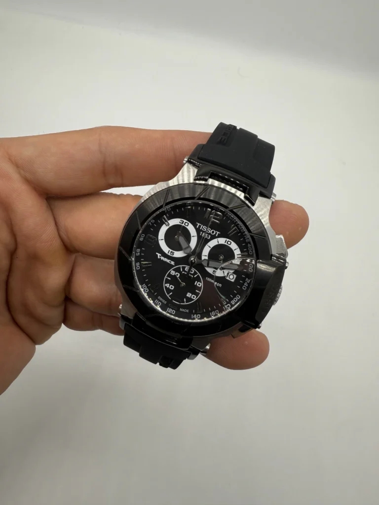 Tissot T-Race 45mm- AÇO MOSTRADOR PRETO - SILICONE