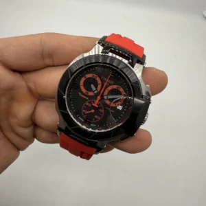 Tissot T-Race 45mm- AÇO MOSTRADOR PRETO - SILICONE